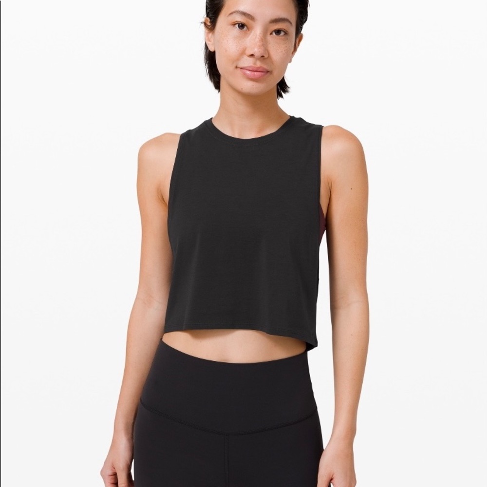 Lululemon Cut Back Crop Tank